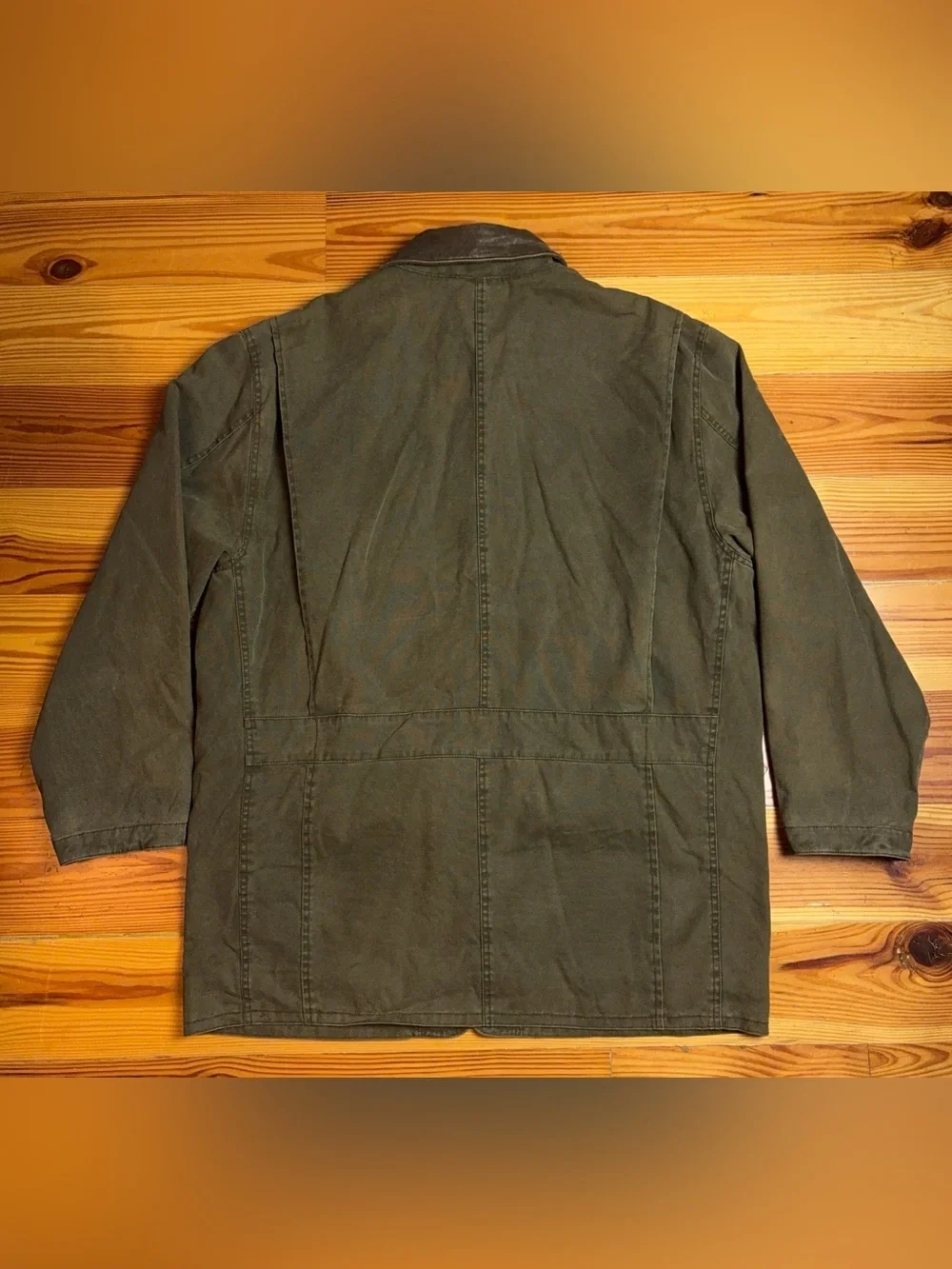Vintage Banana Republic Green Cotton Duck Canvas Denim Barn Chore Jacket Large